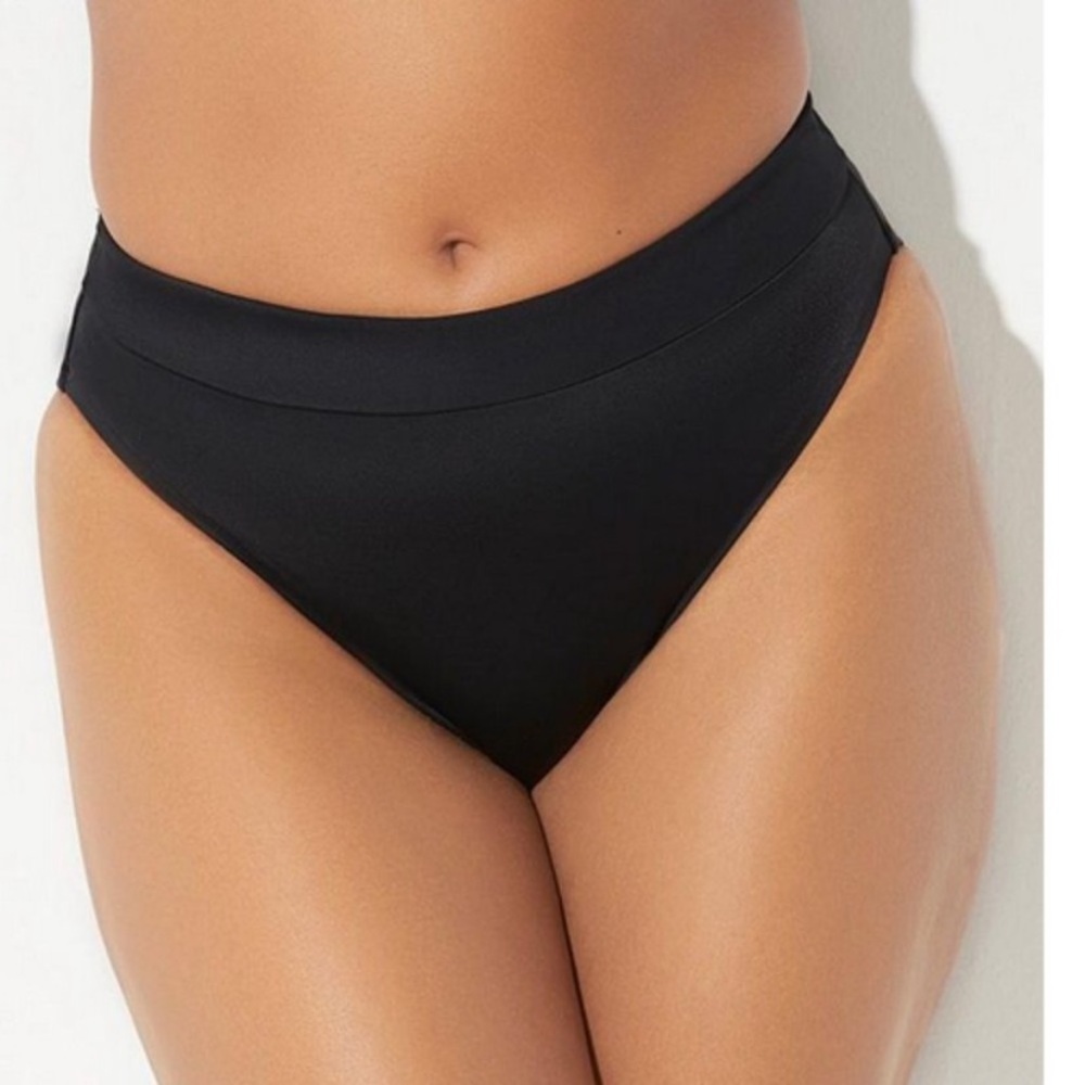 Swimsuits For All Black Bikini Bottom